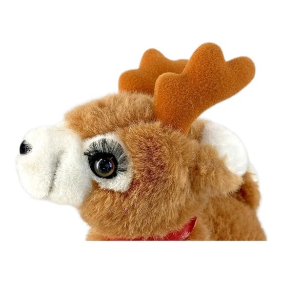 Sexy Lashes Russ Starlight Reindeer Stuffed Animal Plush Long Eyelashes Santa - Picture 1 of 11